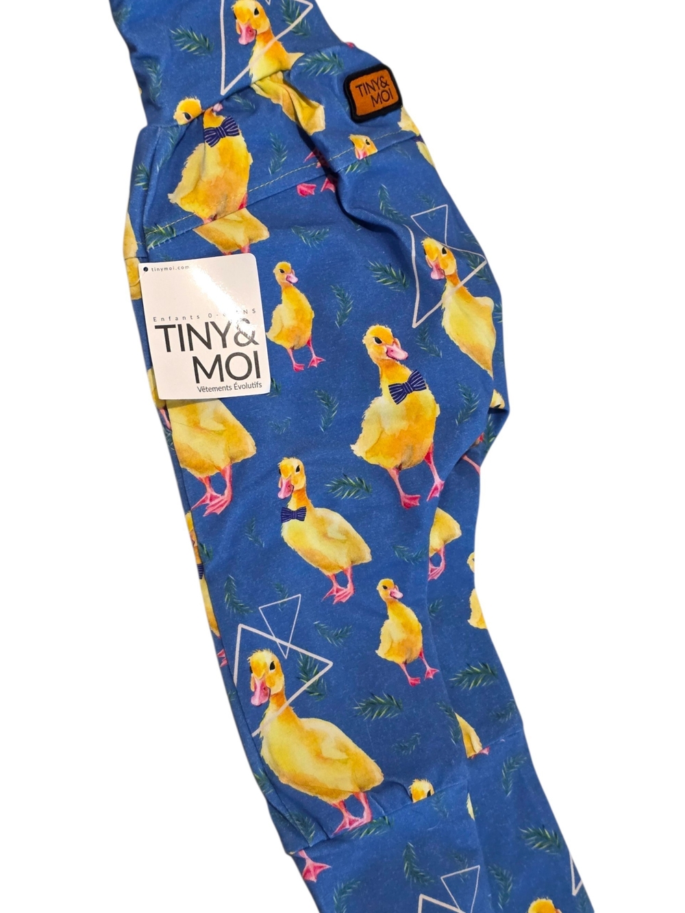 Kids' Blue Duck-Print Pajama Bottoms